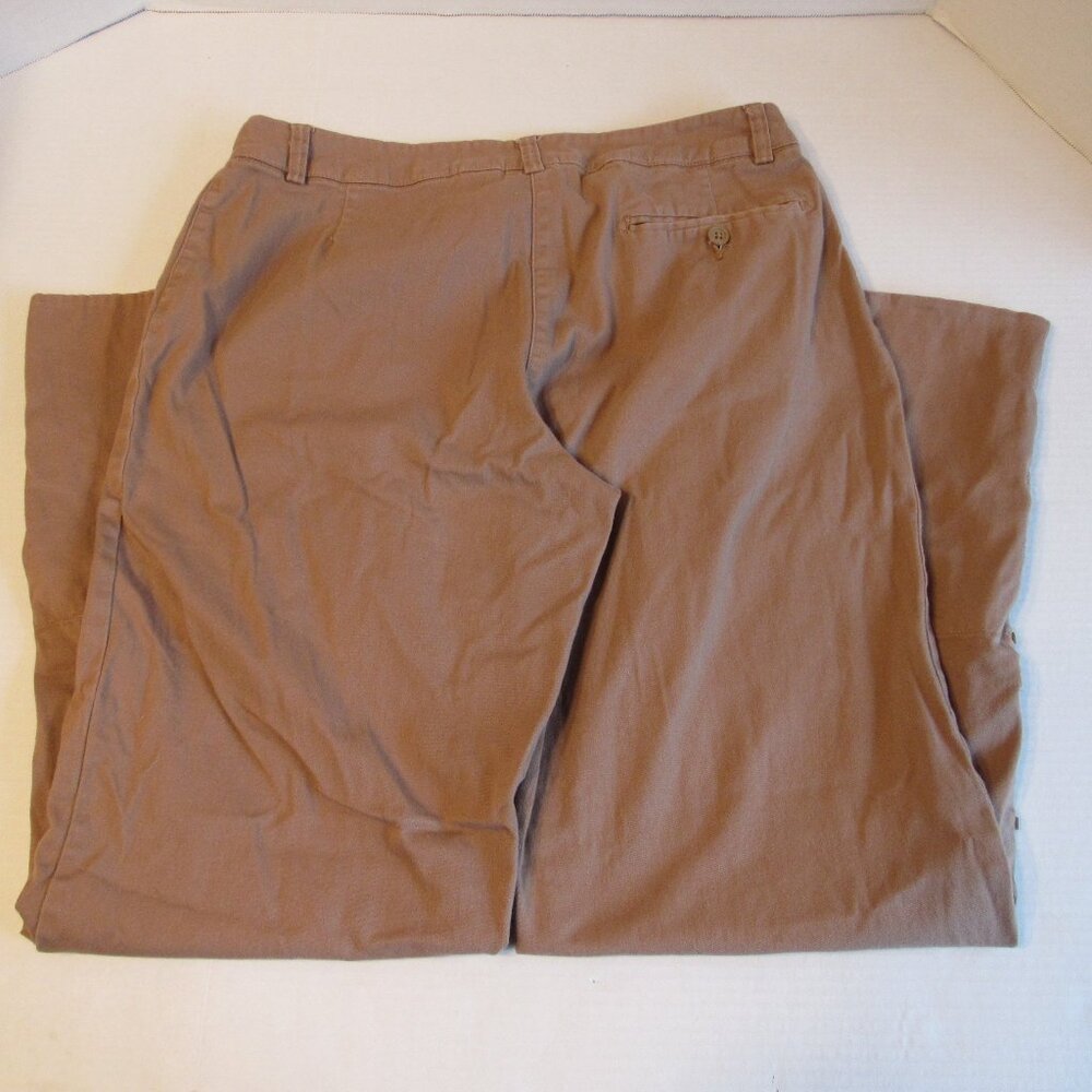 Quest Convertible Hiking Athletic Mid Rise Sport Brown Button Tab Pants Size 12 - Picture 2 of 9